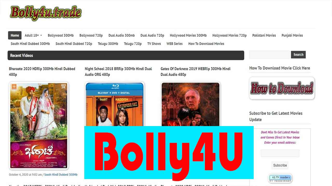 Bolly4u 300mb Movies Download, Bollywood & Hollywood Movies Bolly4u.com Website, Latest Bolly4u org Updates and News