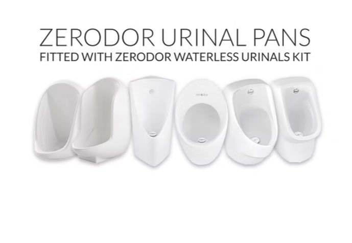 Go Green with Waterless Urinals and Replacement Cartridges